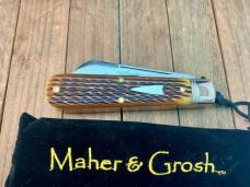 Maher and Grosh by Great Eastern Cutlery Harness Jack Brown Jigged Bone Arrow Shield