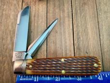 Maher and Grosh by Great Eastern Cutlery Harness Jack Brown Jigged Bone Federal Shield 