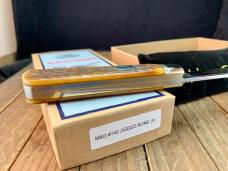 Maher and Grosh by Great Eastern Cutlery Harness Jack Brown Jigged Bone Federal Shield 