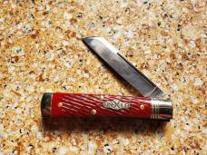 Great Eastern Cutlery Garnet Jigged Bone 493121 New, Mint in Original Tube, USA Made