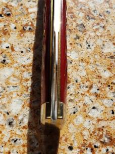 Great Eastern Cutlery Garnet Jigged Bone 493121 New, Mint in Original Tube, USA Made