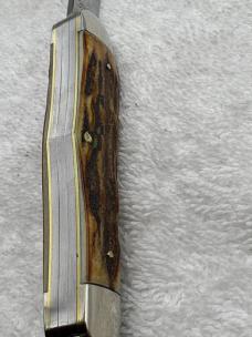 Winchester 1991 Swell Center Whittler Stag Handles Made In USA (#27)
