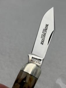 Winchester 1991 Swell Center Whittler Stag Handles Made In USA (#27)