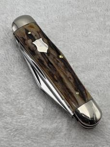 Winchester 1991 Swell Center Whittler Stag Handles Made In USA (#27)