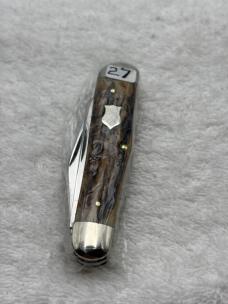 Winchester 1991 Swell Center Whittler Stag Handles Made In USA (#27)