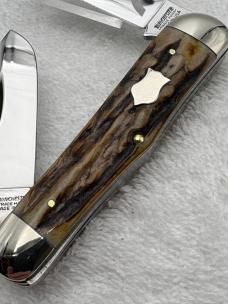 Winchester 1991 Swell Center Whittler Stag Handles Made In USA (#27)