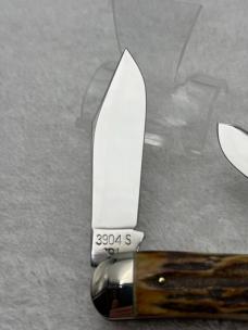 Winchester 1991 Swell Center Whittler Stag Handles Made In USA (#27)