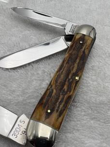 Winchester 1991 Swell Center Whittler Stag Handles Made In USA (#27)