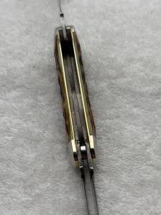 Winchester 1991 Swell Center Whittler Stag Handles Made In USA (#27)