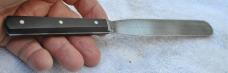 Russell green River Works Spatula 9" OAL Pinned Wood Handle Looks Unused Pewter Bolster 