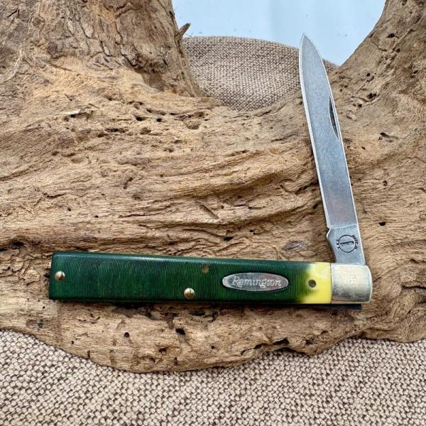 Remington USA Green Sawcut Delrin Single Blade Folding Doctor Pocket Knife (31)