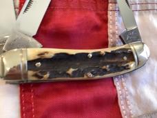 1st Generation 1984 Bulldog Brand Stockman “North Carolina Tobacco King” w Gnarly Stag Handles