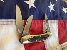 1st Generation 1984 Bulldog Brand Stockman “North Carolina Tobacco King” w Gnarly Stag Handles