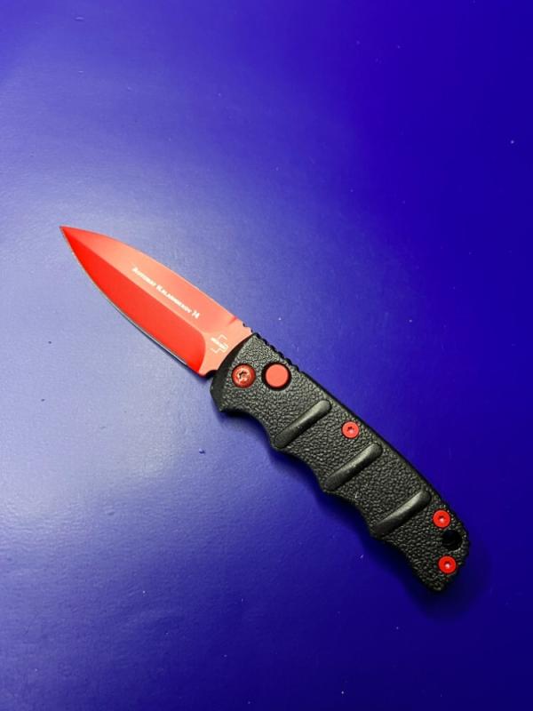 Boker Mini Kalashnikov Automatic Knife Black and Red Boker Mini Kalashnikov Automatic Knife Black and Red