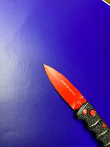 Boker Mini Kalashnikov Automatic Knife Black and Red