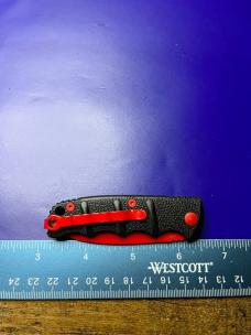 Boker Mini Kalashnikov Automatic Knife Black and Red