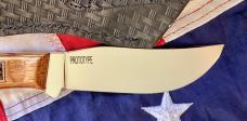 Prototype Queen Fixed Blade 4190 Knife w/ Fancy Wood Handles -NOS
