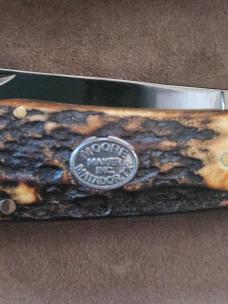 Moore Maker. Stag Lockback 