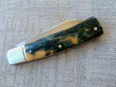 Bobby Toole Bark Mammoth Native ...Cpm154...fluted integral doved bolsters..3 13/16"..coa & pouch 