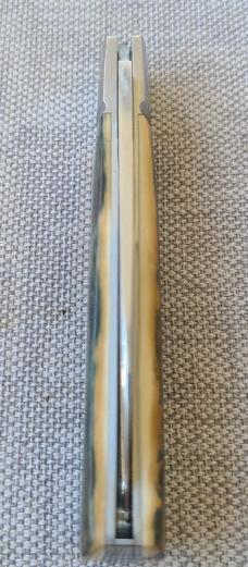 Bobby Toole Bark Mammoth Native ...Cpm154...fluted integral doved bolsters..3 13/16"..coa & pouch 