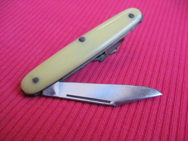 Unique Unusual Vintage Money Clip Folding Knife