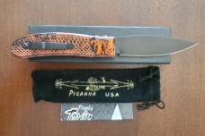 Piranha Toxin Burnt Orange on Black
