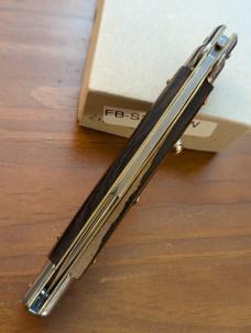 NEW FRANK BELTRAME SWITCHBLADE STILETTO 28cm-11INCH IN ZIRICOTE WOOD BAYONET BLADE 