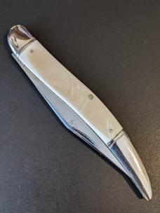 IROQUOIS CUTLERY CO. TEXAS TOOTHPICK NICE CRACKED ICE CELLULOID 8 3/4" OVERALL 