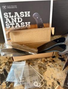 Man Crate Projects Do It Yourself Knife Kit, DIY Folder