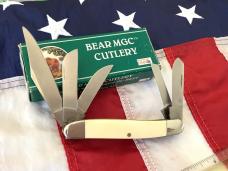 Bear & Son MGC, First Production Run, 5 Blade Stockman w/ Ivory Handles in Orig box -NOS