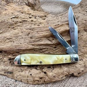 John Primble 4927 2 Blade Peanut Cracked Ice Handle Traditional Pocketknife (23)