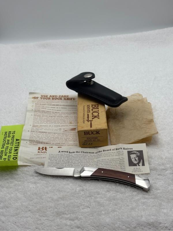Buck Pre-1986 Esquire Model #501 Folder New In Box Made In USA