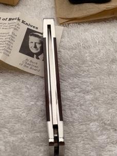 Buck Pre-1986 Esquire Model #501 Folder New In Box Made In USA