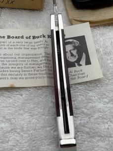 Buck Pre-1986 Esquire Model #501 Folder New In Box Made In USA