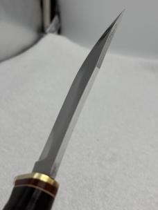 Schrade Vintage 497 "The 49er" Fixed Blade Sheath Knife Made In USA