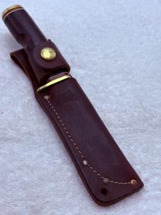 Schrade Vintage 497 "The 49er" Fixed Blade Sheath Knife Made In USA