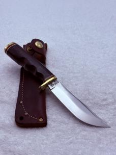 Schrade Vintage 497 "The 49er" Fixed Blade Sheath Knife Made In USA