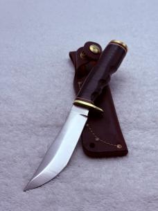 Schrade Vintage 497 "The 49er" Fixed Blade Sheath Knife Made In USA