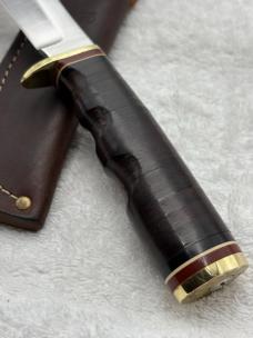 Schrade Vintage 497 "The 49er" Fixed Blade Sheath Knife Made In USA