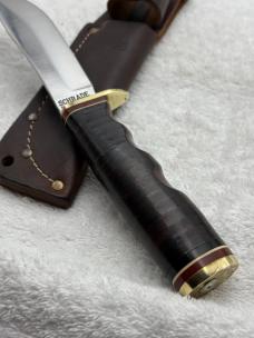 Schrade Vintage 497 "The 49er" Fixed Blade Sheath Knife Made In USA
