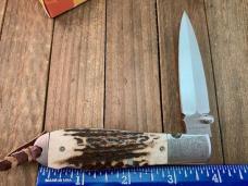 A.G. Russell Agent Knife Stag ATS-34 Blade 