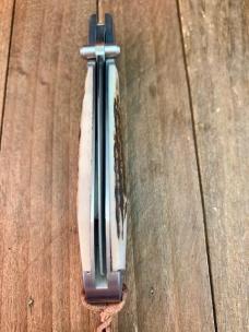 A.G. Russell Agent Knife Stag ATS-34 Blade 