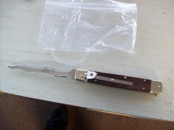 Vintage Hubertus Oversize 14 W/Kriss Blade Ritter Factory UNUSED Rosewood Beauty!