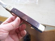 Vintage Hubertus Oversize 14 W/Kriss Blade Ritter Factory UNUSED Rosewood Beauty!