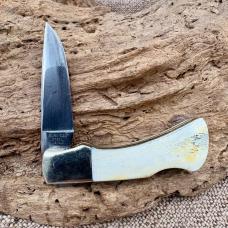 Vintage Parker Cut Co Little Mustang Lockback Knife Surgical Steel Japan (117)