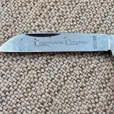 VINTAGE BOKER TREE BRAND UNITED SOLINGEN GERMANY RED BONE CONGRESS KNIFE (168)