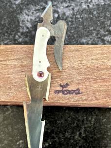 Henry Loos Custom Miniature Sword, Fancy Display Box