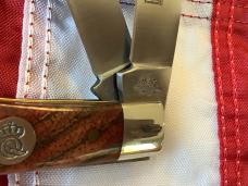 Queen Trapper Knife ( Mdl# 19 CZ) w/ Gorgeous Wood Handles -NM/M -NOS in Orig box
