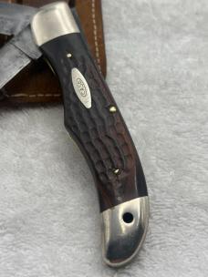 Case XX 1974 6 Dot 6265 Folding 2 Blade Hunter Rare And Hard To Find With Marlin Spike Made In USA