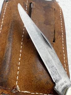 Case XX 1974 6 Dot 6265 Folding 2 Blade Hunter Rare And Hard To Find With Marlin Spike Made In USA